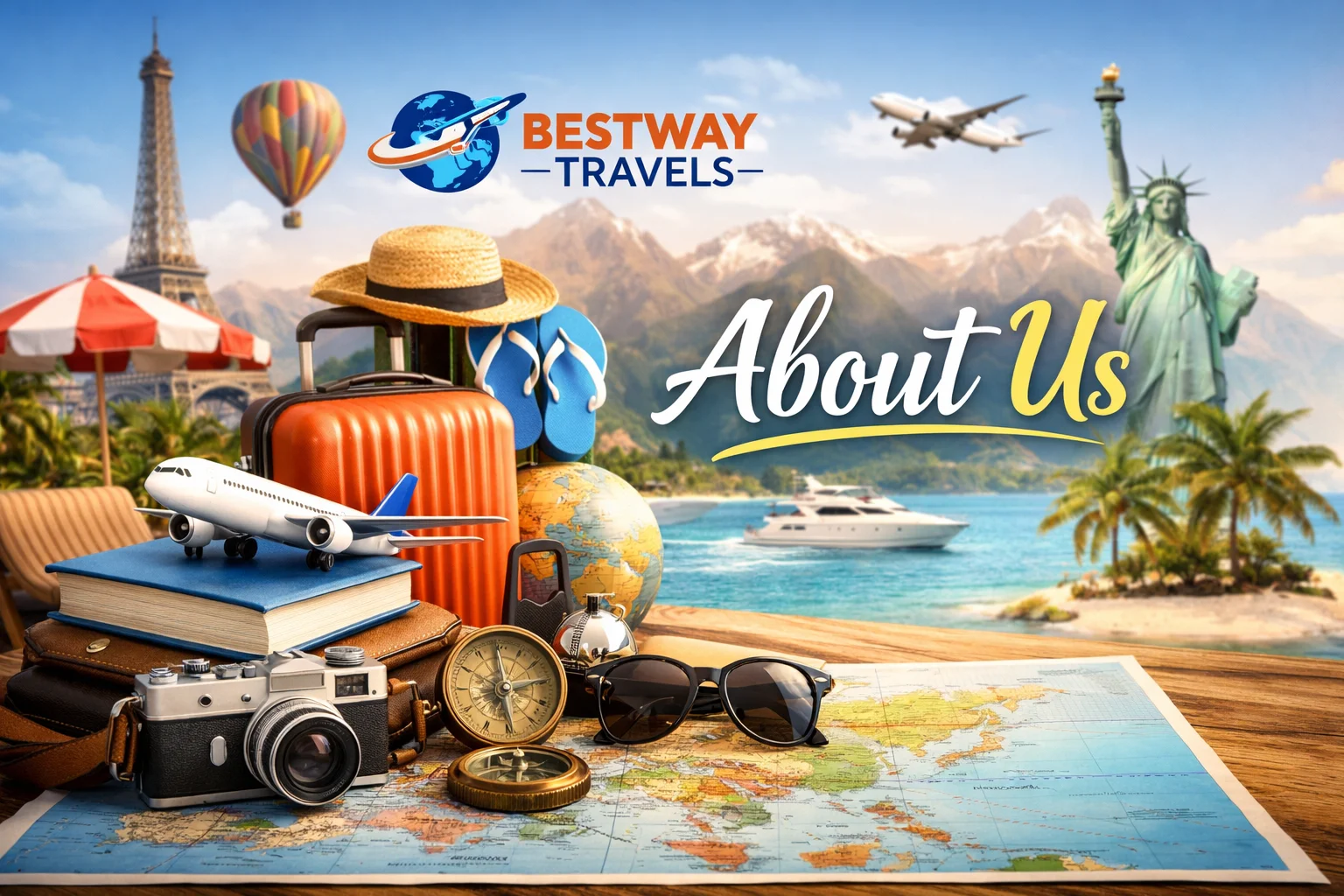 BestWayTravels.online is a trusted online travel platform dedicated to helping travelers find the best airline ticket deals across the world. Our goal is to make international and domestic travel simple, affordable, and convenient for everyone.