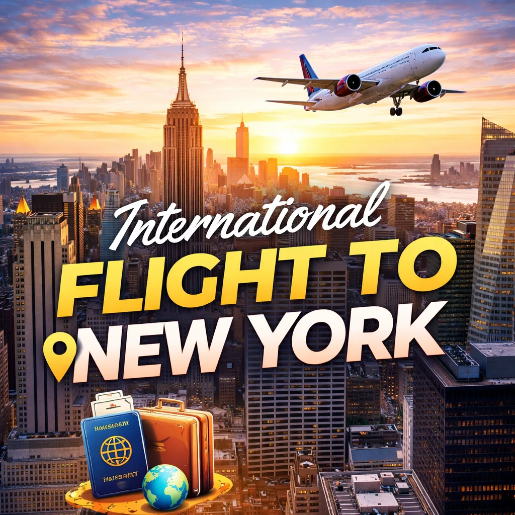 International Flight to New York: Routes, Flight Time, Ticket Prices, and Travel Guide